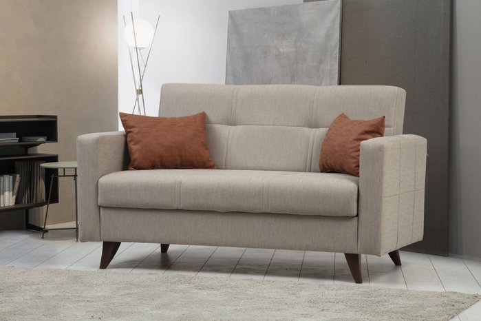 Atelier Del Sofa Polya Sofá Cama de 2 Plazas - Beige Atelier Del Sofa Polya Sofá Cama de 2 Plazas - Beige